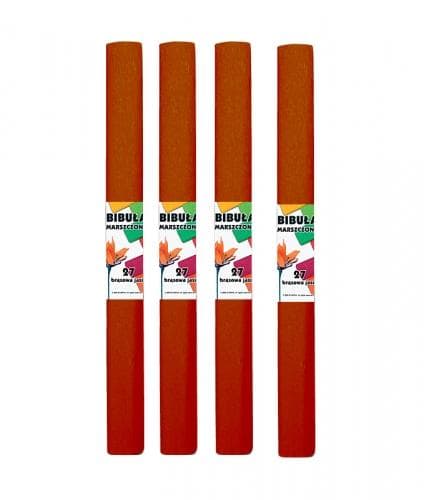 STARPAK Bibuła marszczona jasnobrązowa 50 x 200 cm