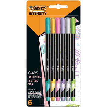 BIC Intensity cienkopisy pastelowe 6 sztuk