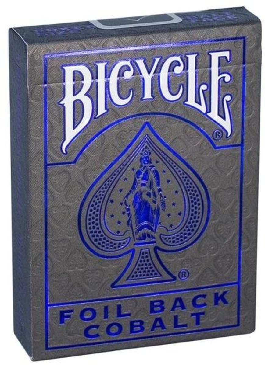 Bicycle Karty do Gry Metalluxe Cobalt niebieskie