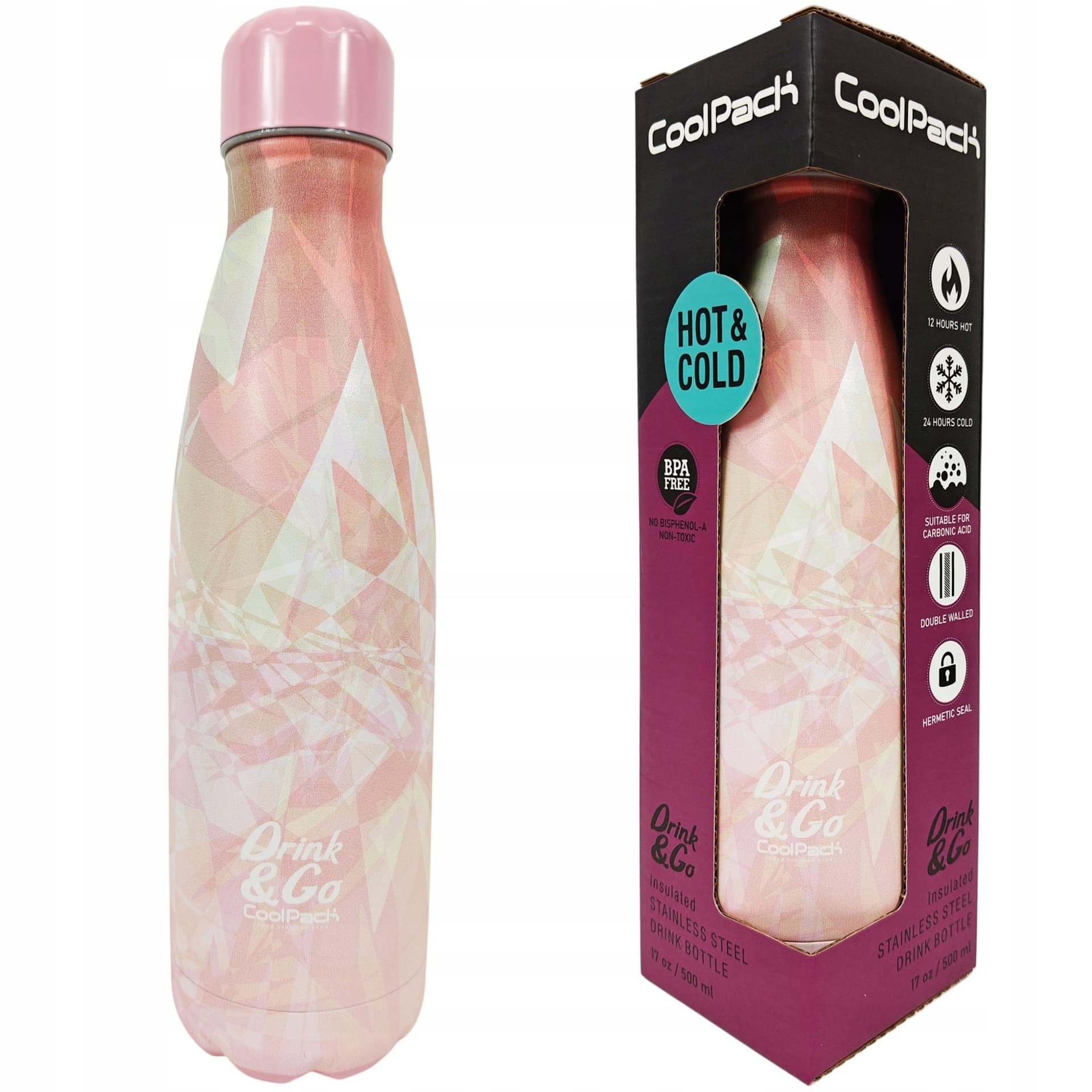 Bidon Coolpack Metalowy Tie Dye