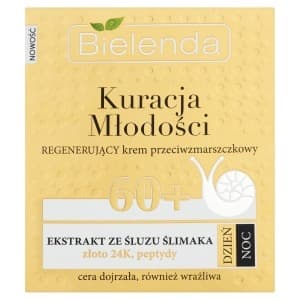 Bielenda Kuracja Młodości Krem Przeciwzmarszczkowy Regenerujący 60+ 50 ml