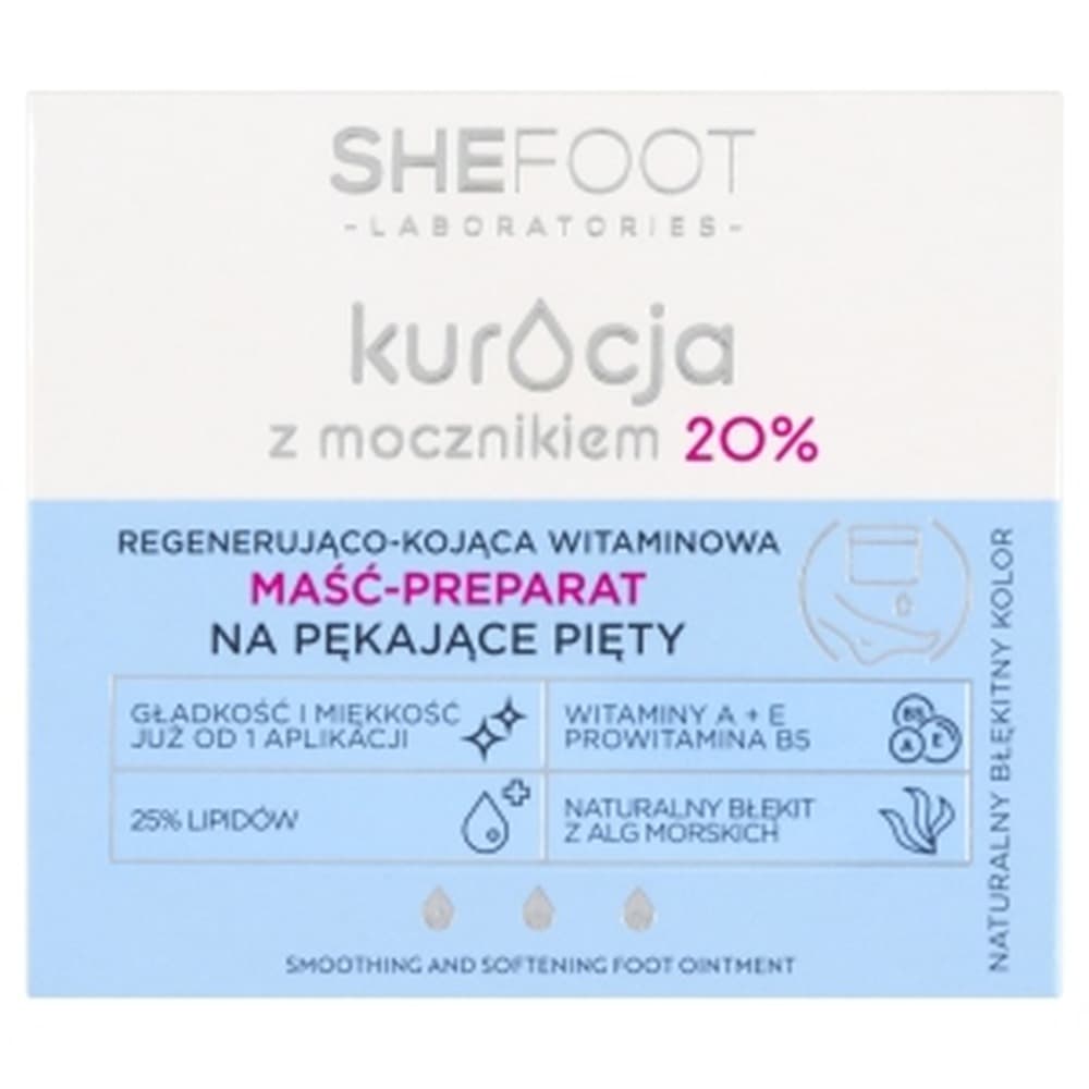 Shefoot Maść z mocznikiem na pękające pięty 80 g