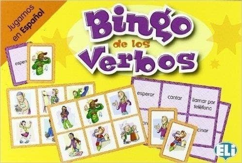 Bingo de los Verbos gra językowa do nauki hiszpańskiego 215x145 mm