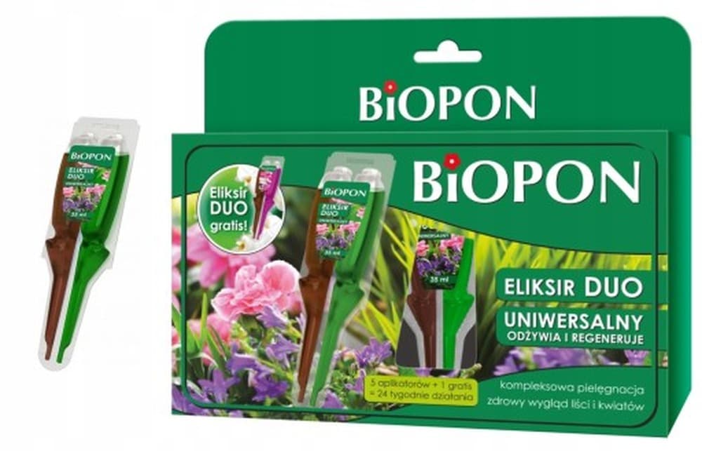 Biopon Elixir Duo do roślin Uniwersalny 5 x 35 ml