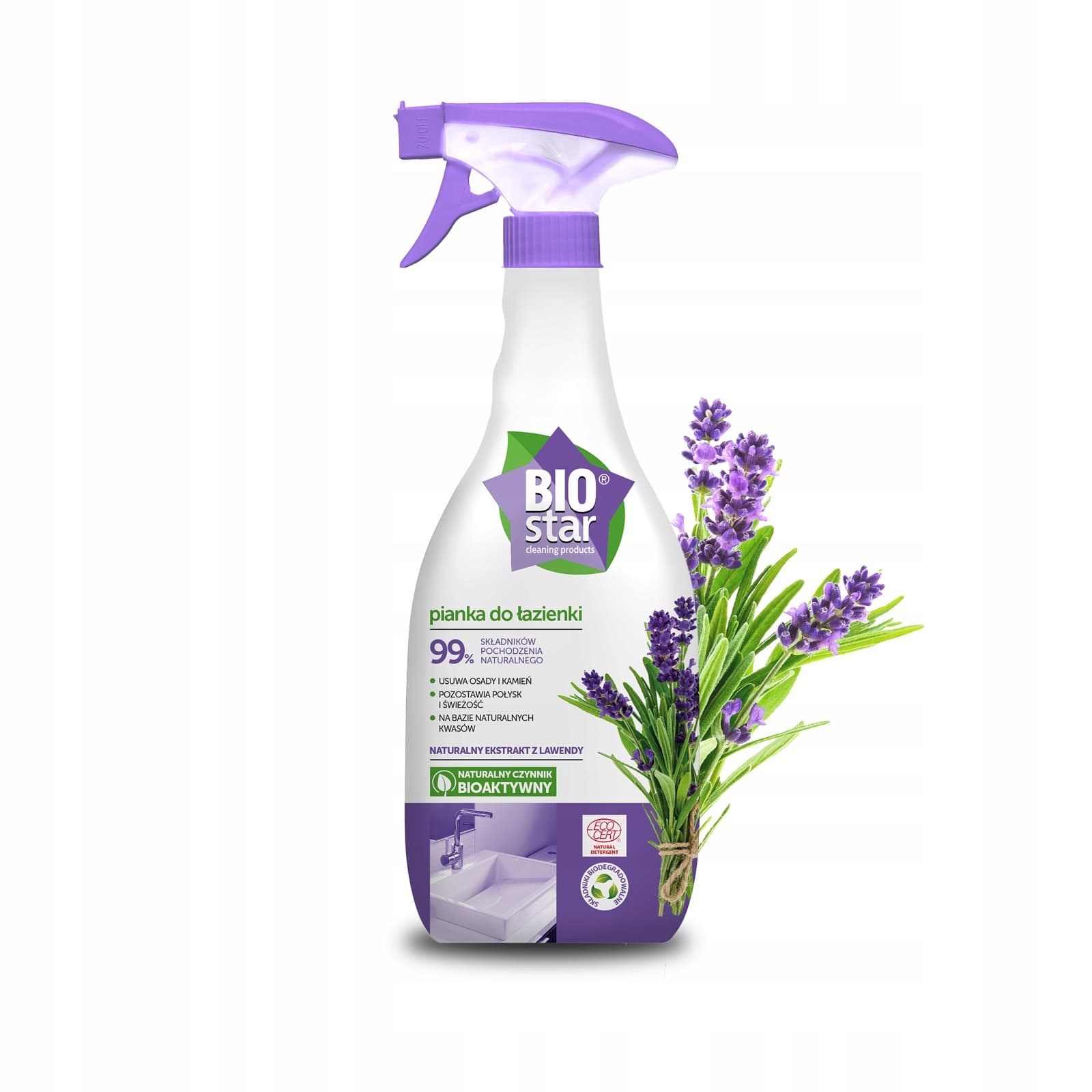 BIOSTAR 700 ml Pianka do czyszczenia łazienki