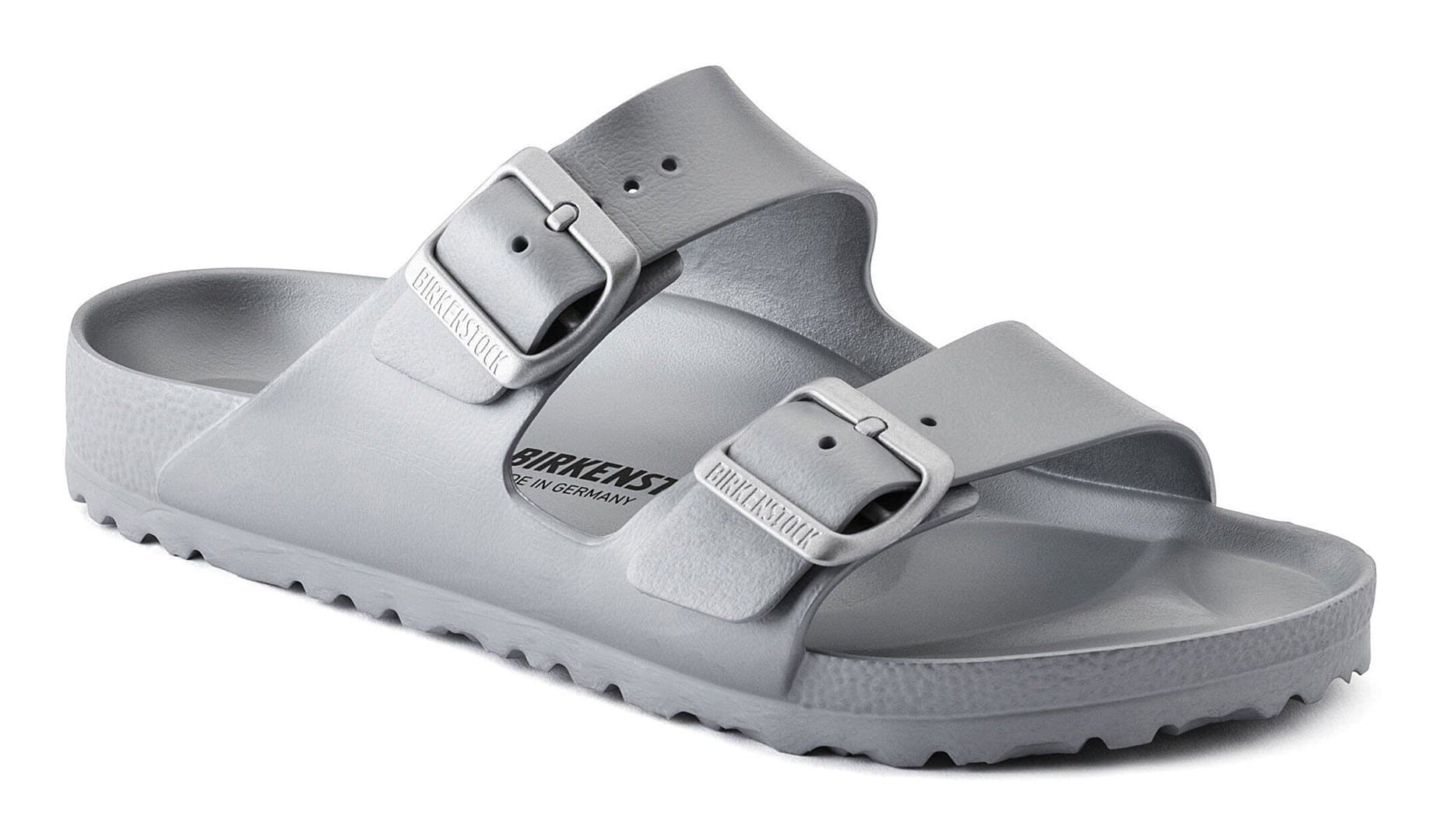 Birkenstock Arizona Essentials Sandały Unisex Metaliczny Srebrny Rozmiar 37