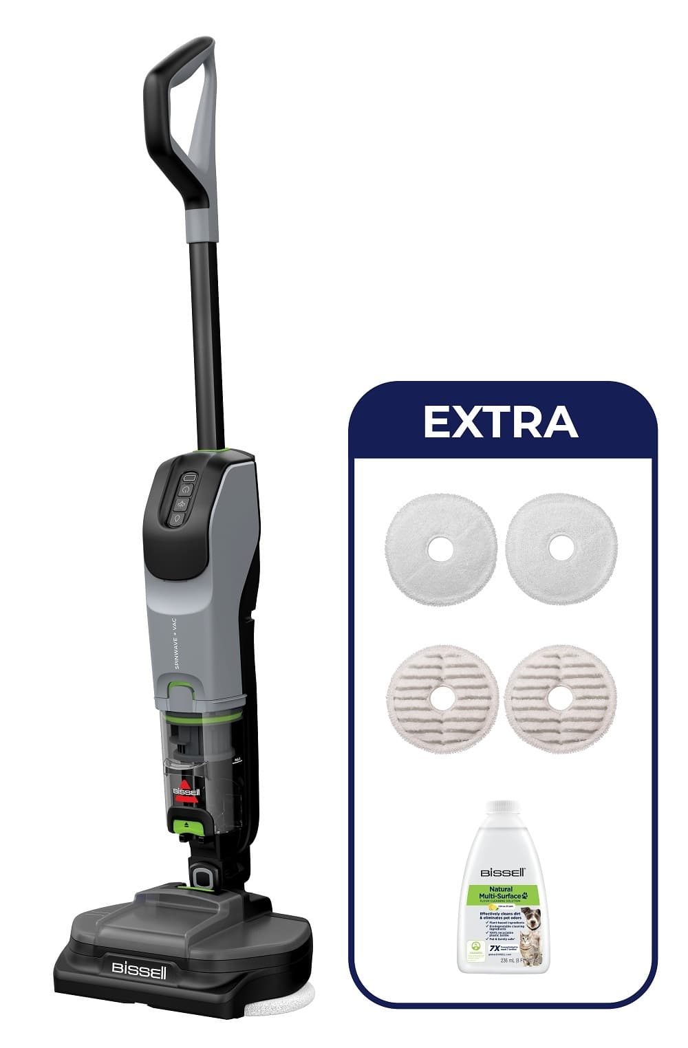 Bissell Spinwave VAC Pet Pro 3898N - Czarny odkurzacz pionowy