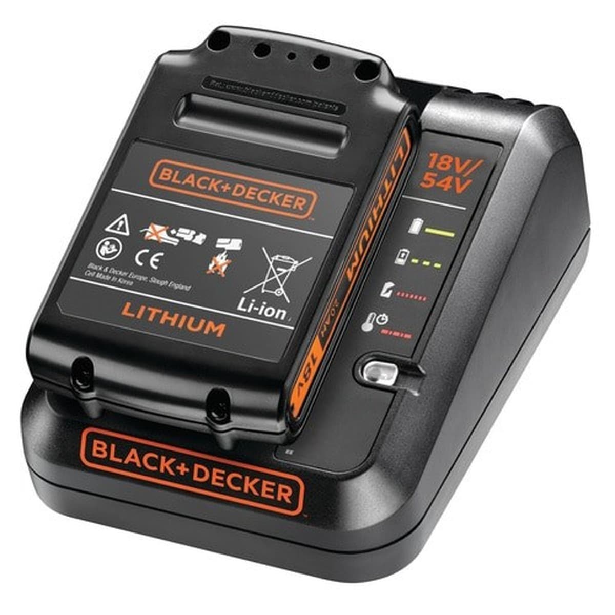 BLACK+DECKER Akumulator 18V 2,0Ah + Ładowarka 12A