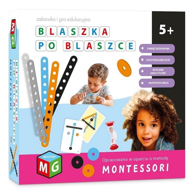 Blaszka po blaszce - gra edukacyjna Montessori