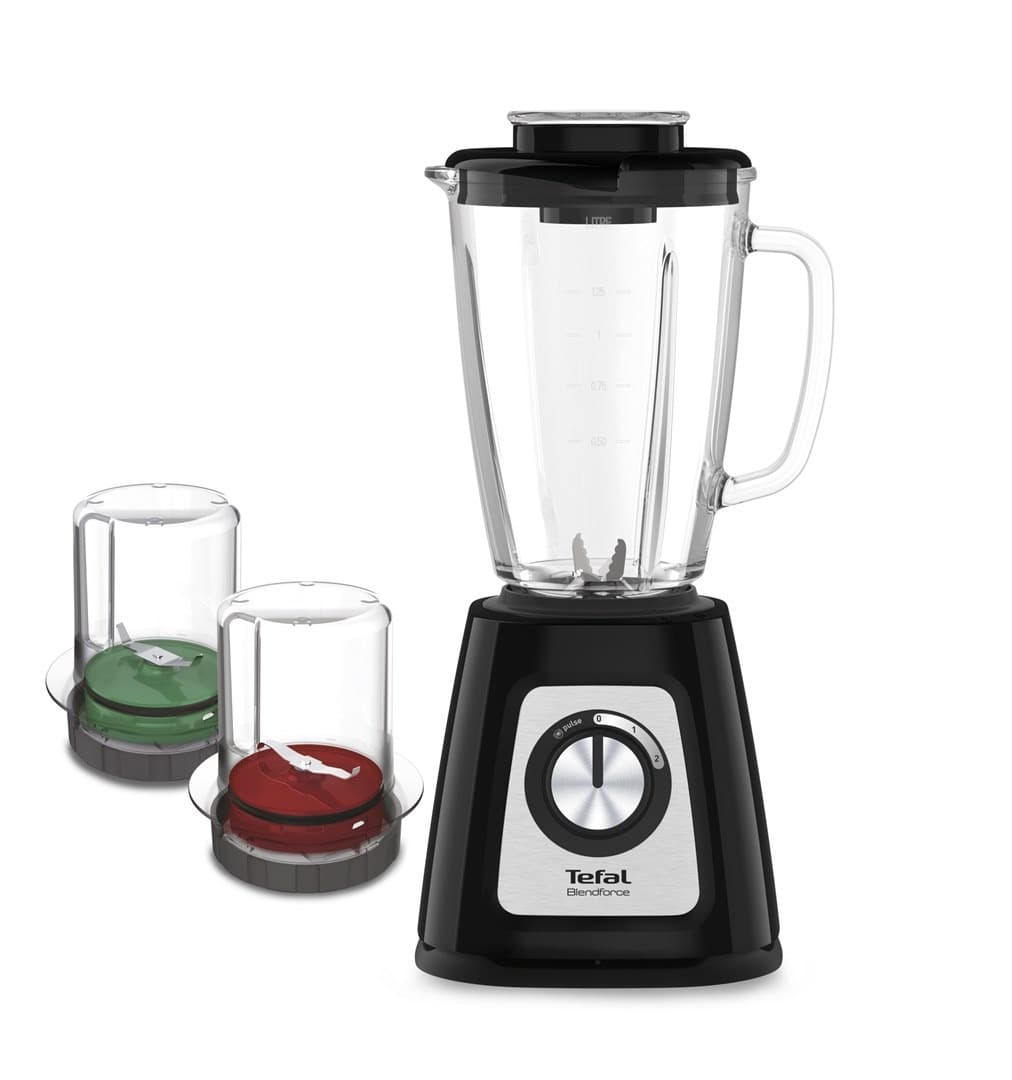 Blender stołowy TEFAL BlendForce 800 W, dzbanek 1,25 L, czarny