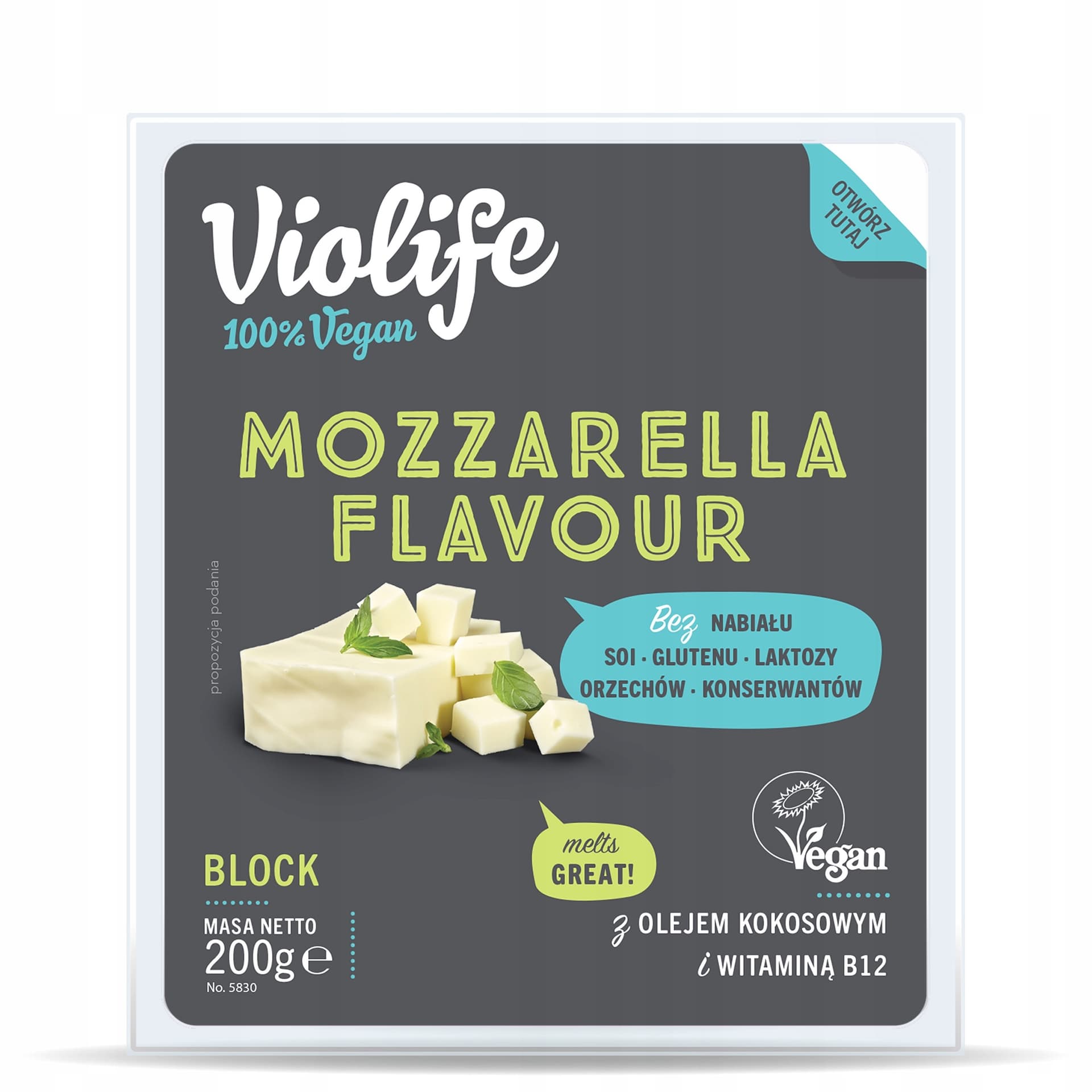 Violife blok mozzarella 13x200g
