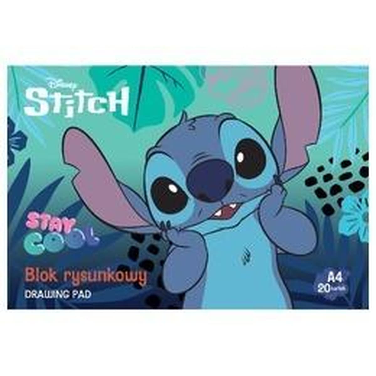 Blok rysunkowy A4 20 kartek Stitch Unipap 10 szt.