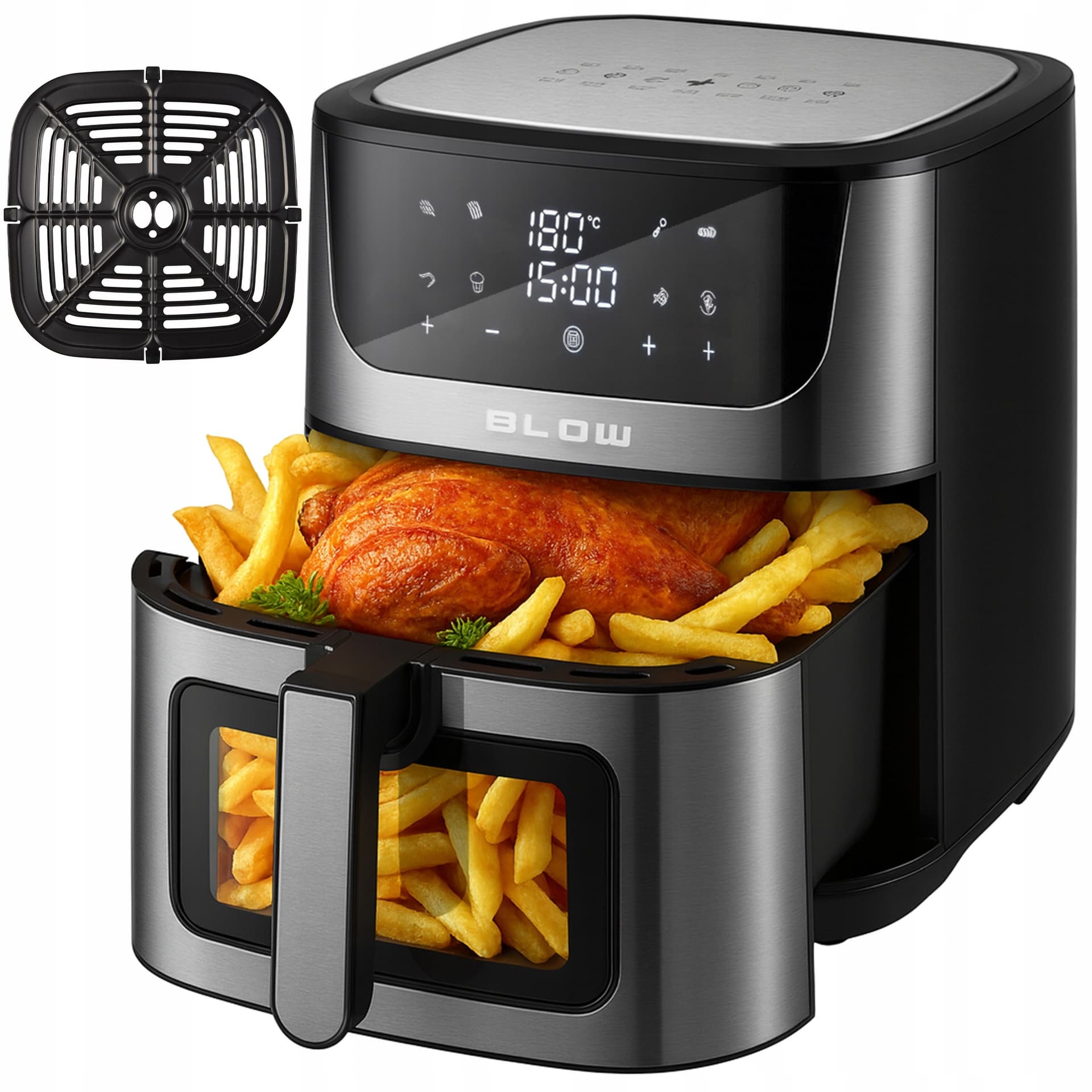 BLOW Frytkownica Beztłuszczowa Air Fryer 2500W 8L