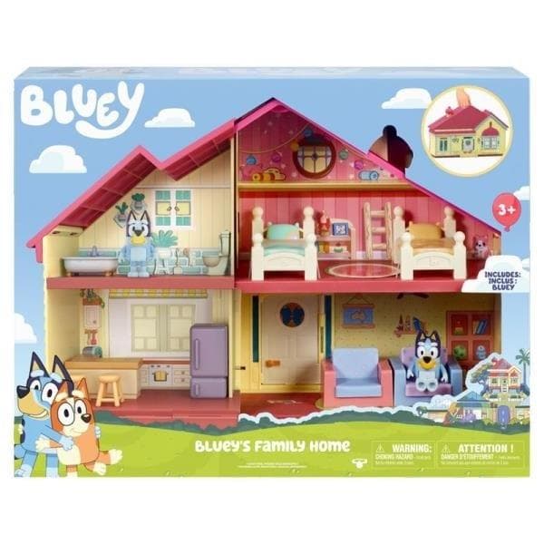 Figurki Bluey zestaw do zabawy dom rodzinny