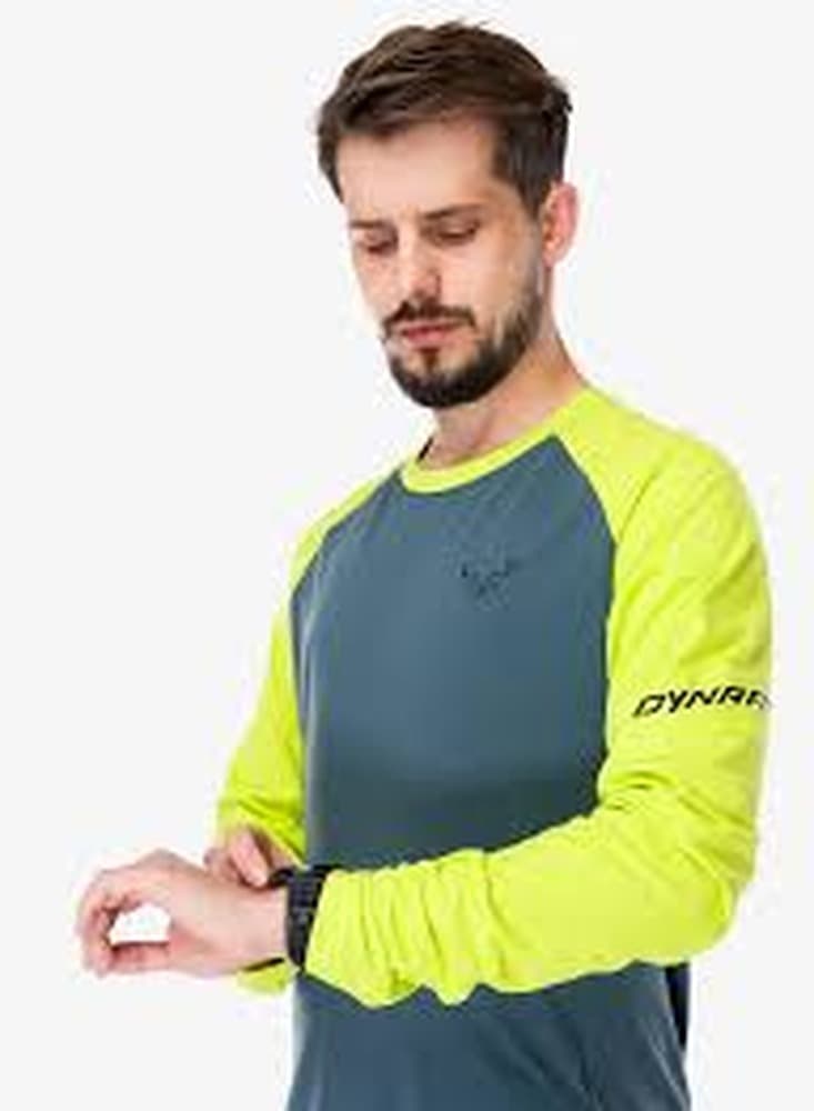 Bluza do biegania Dynafit Ultra S-Tech L/S Tee - męska, rozmiar S/M