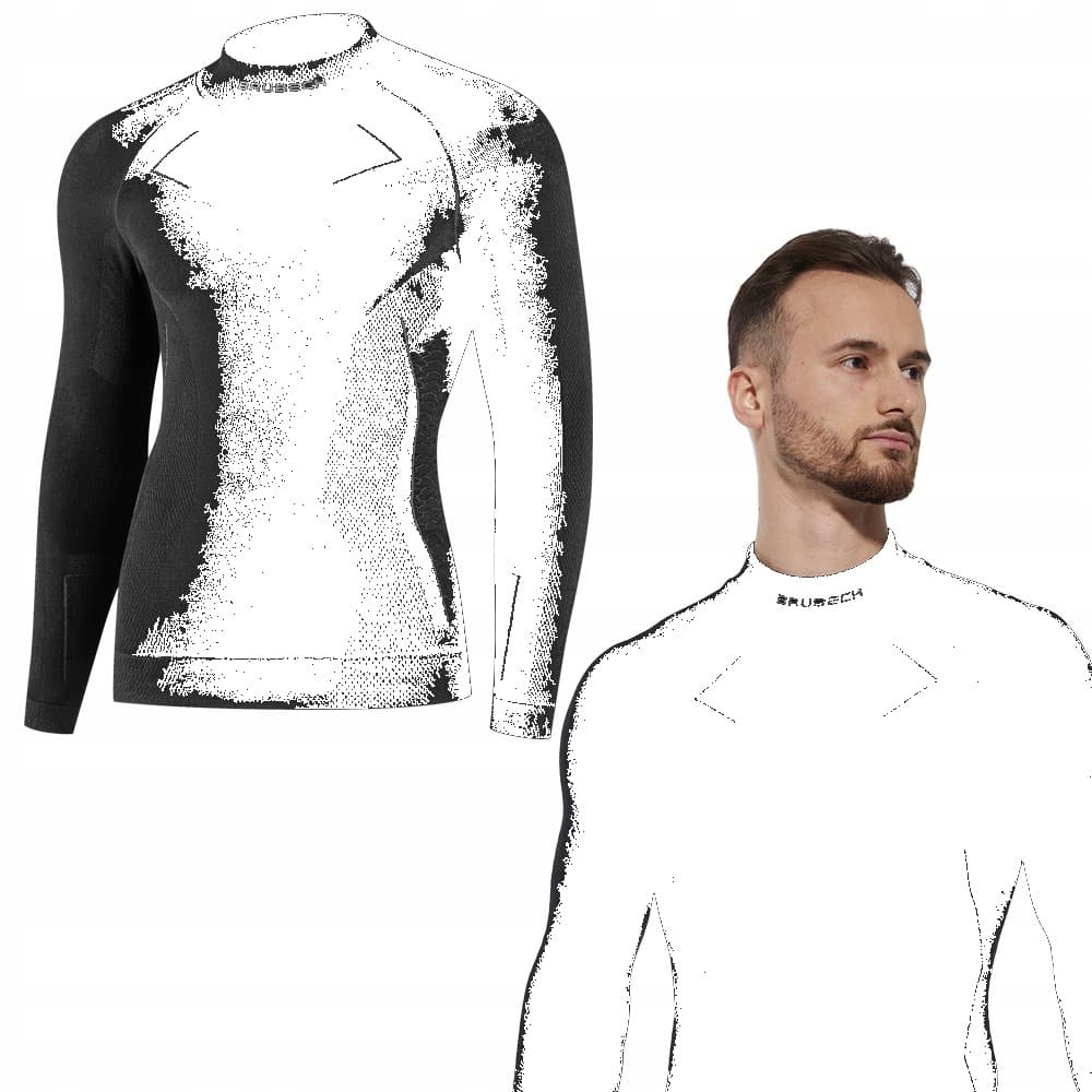 Bluza termoaktywna Brubeck Extreme Merino Czarny/Czarny