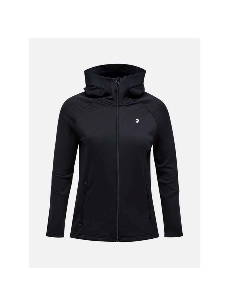 Bluza PEAK PERFORMANCE W Rider Essentials Zip Hood czarny - Rozmiar S