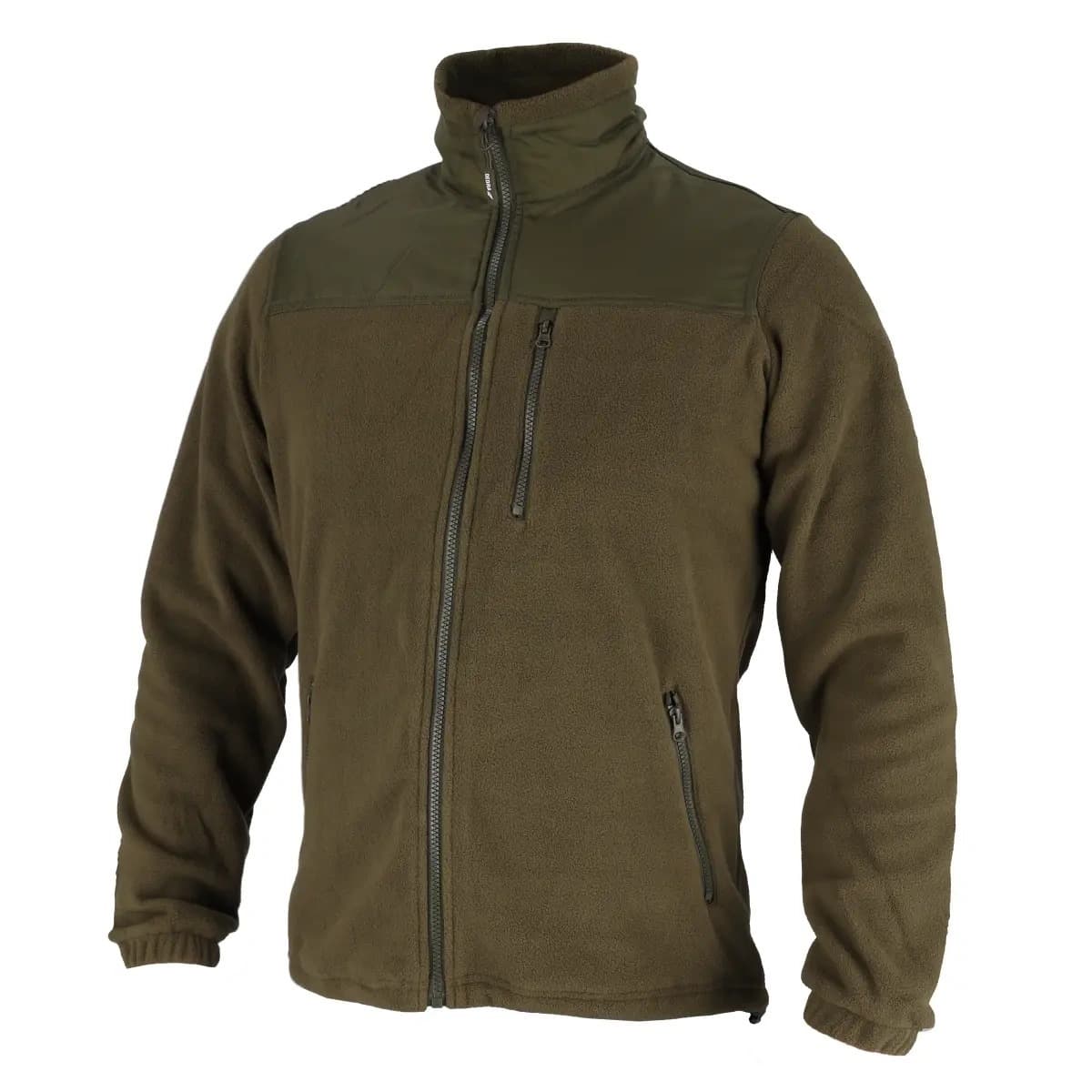 Bluza polarowa z wstawkami, 280g/m2, rozm.XXL, kolor zielony
