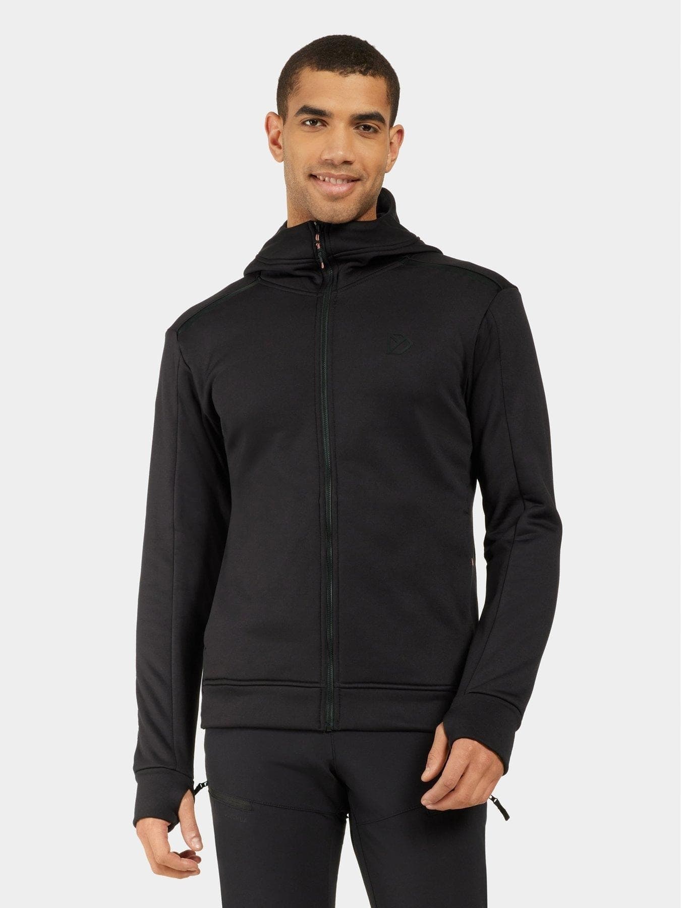 Bluza rozpinana Didriksons Acke Fullzip 4 - czarna