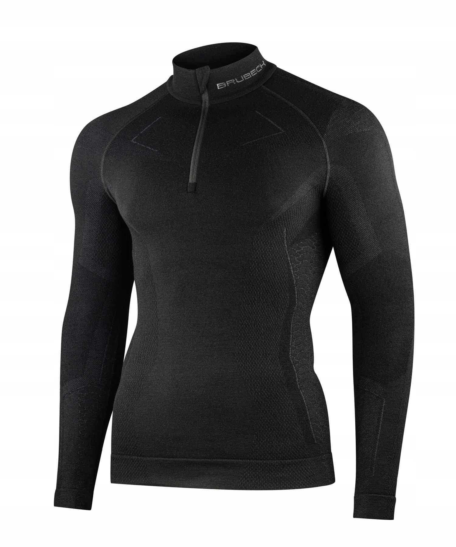 Bluza termoaktywna Brubeck Extreme Merino - czarna