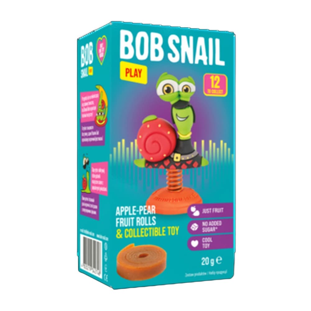 Bob Snail Jabłko-Gruszka Przekąska Owocowa 20 g