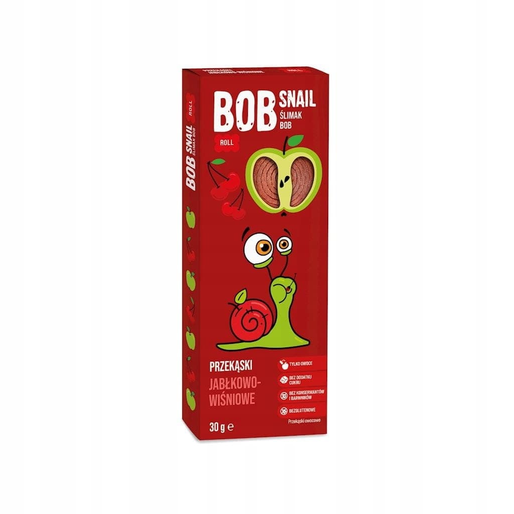 Bob Snail Roll Jabłko-Wiśnia 30g