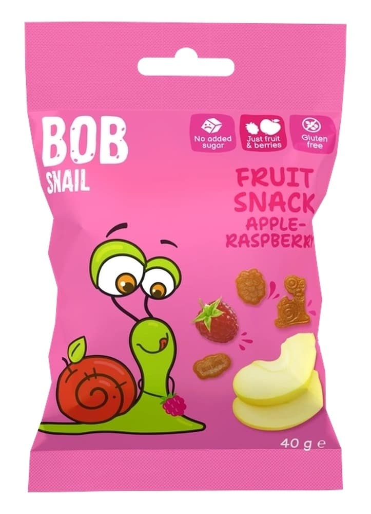 Bob Snail Fruit Snack Jabłko-Malina 40g