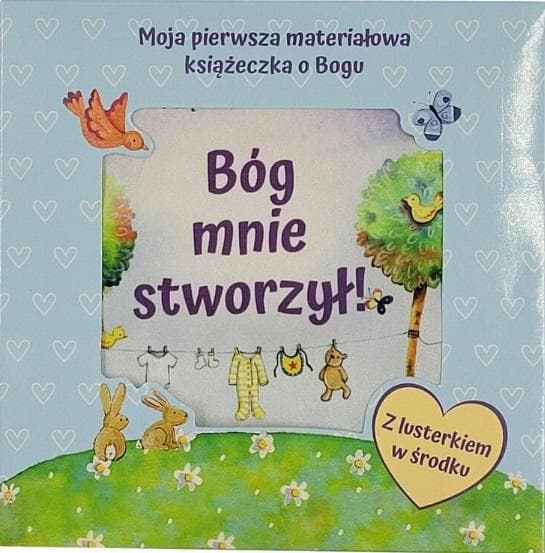 Miękka książeczka materiałowa dla dzieci Bóg mnie stworzył
