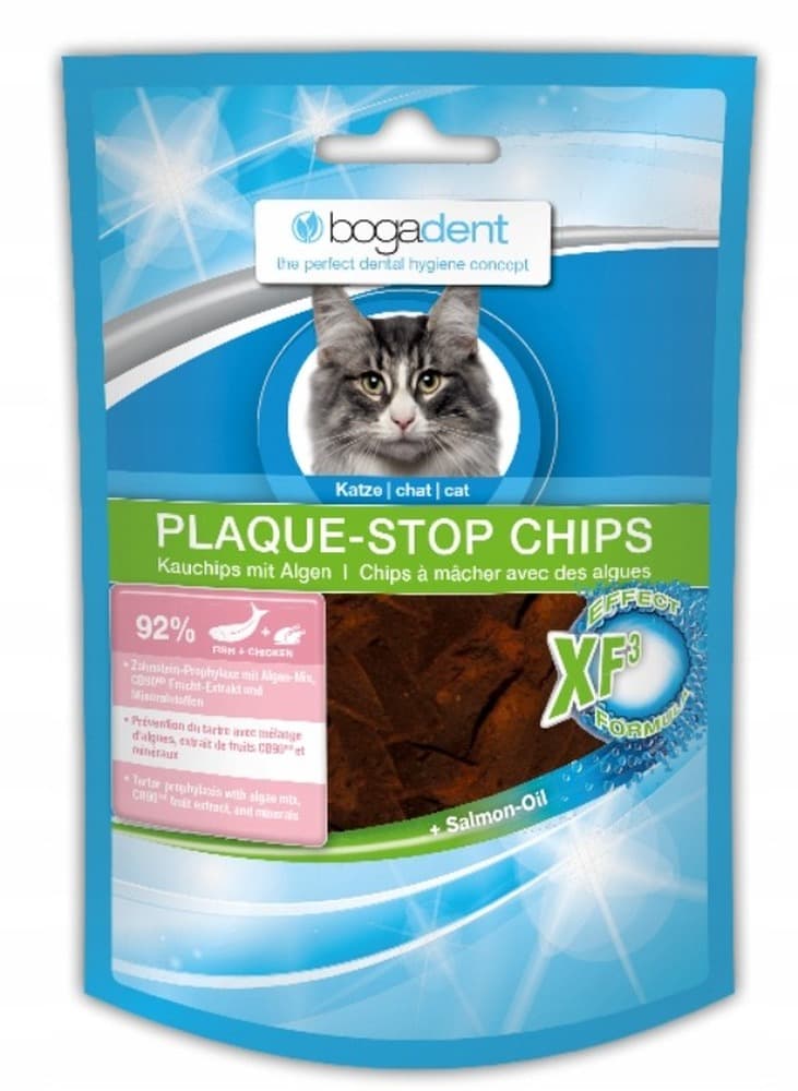 BOGAR PLAQUE-STOP CHIPS FISH dla kota 50g