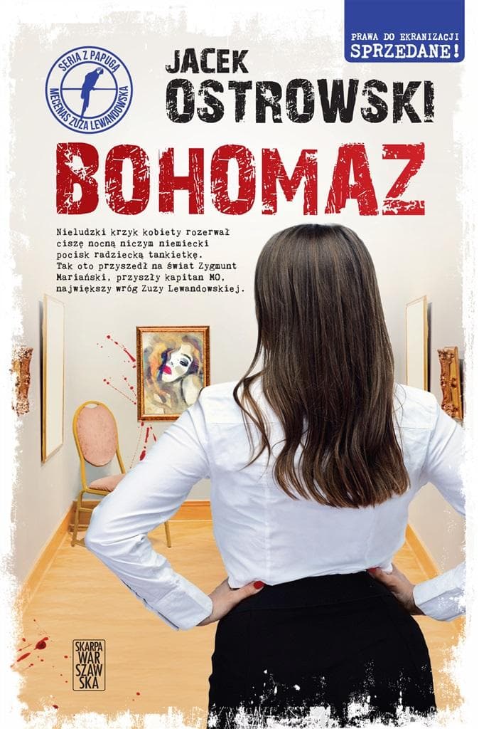 Powieść kryminalna Bohomaz z Jackiem Ostrowskim
