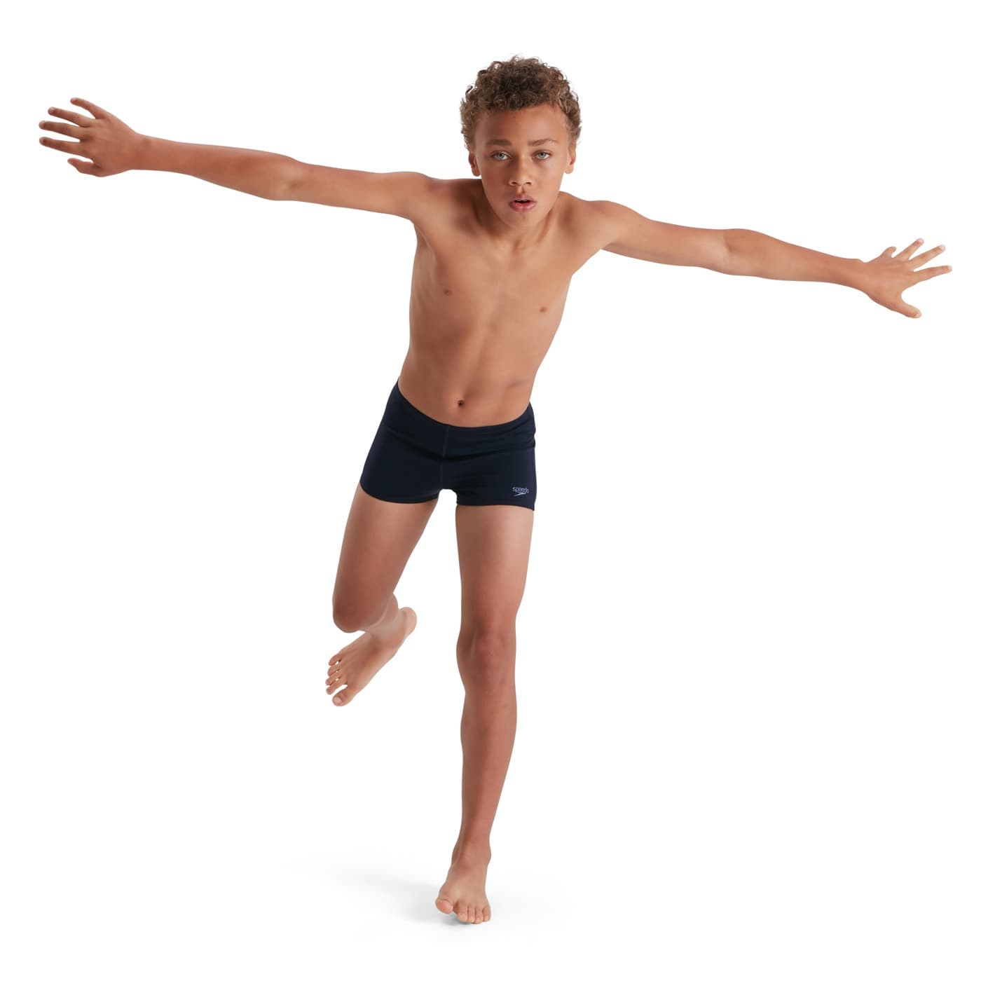 Bokserki kąpielowe dziecięce Speedo Eco End+ Asht Jm granatowe
