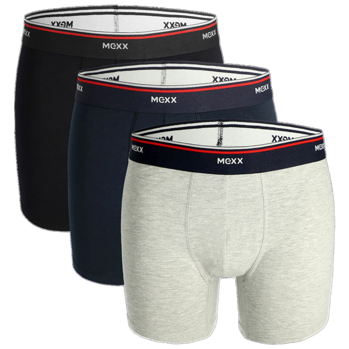 Mexx Bokserki męskie czarne XL (3-pak)