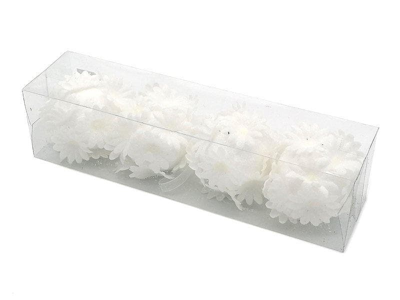 Bombki dekoracyjne kwiatowe średnica 7 cm