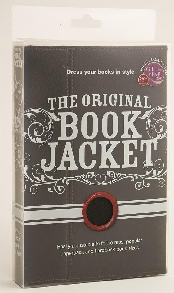 Skórzane etui na książkę Book Jacket Brown 21 cm