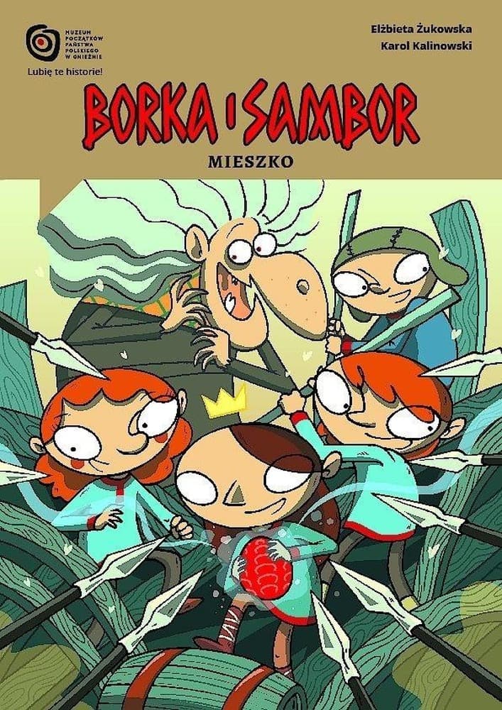 Borka i Sambor T.4 Mieszko komiks Muzealny zeszyt ćwiczeń