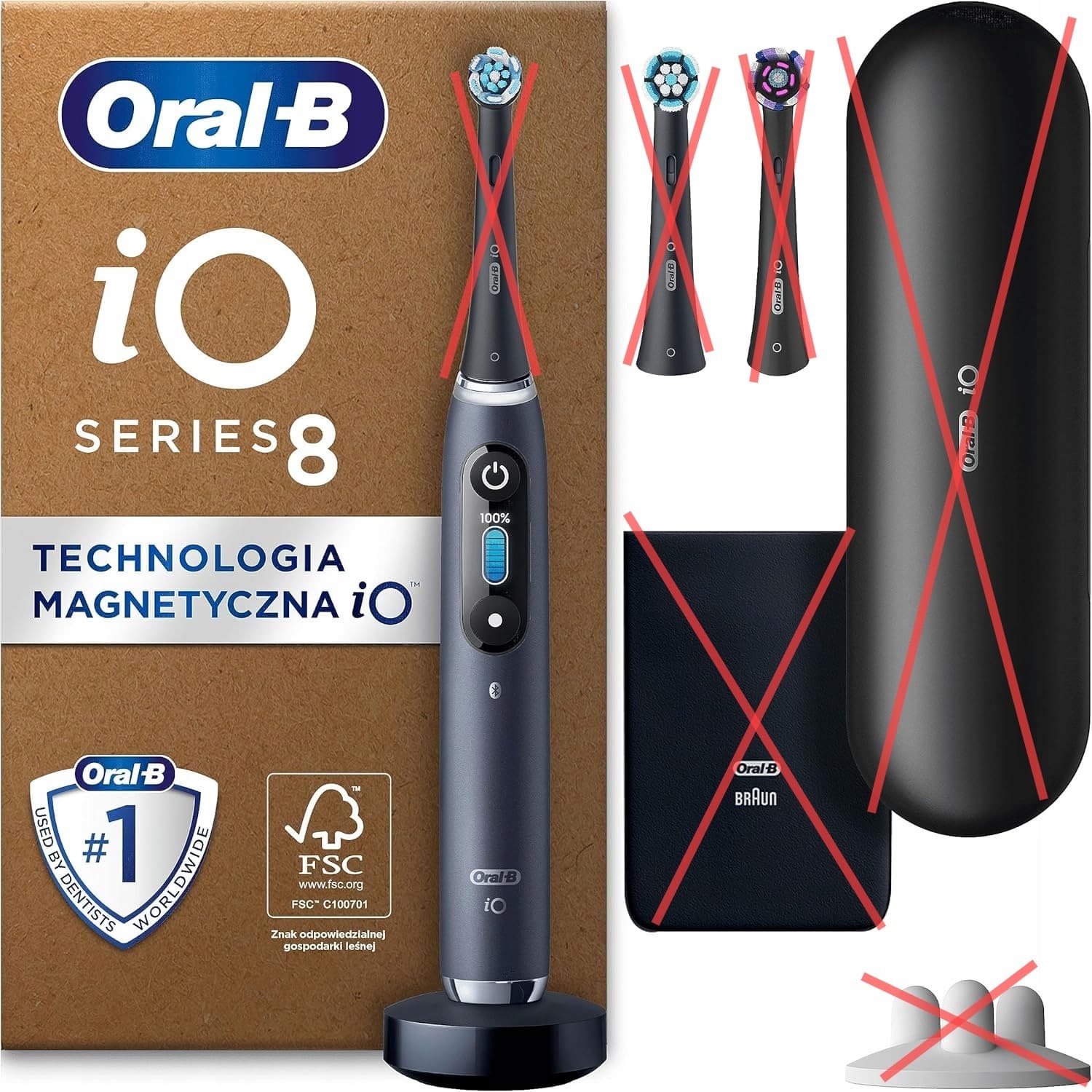Braun Oral-B iO Series 8 Plus Edition Black Onyx - szczoteczka soniczna
