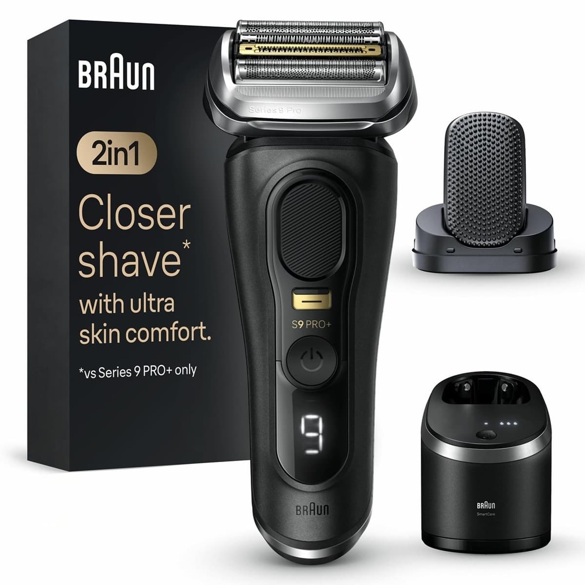 Braun Series 9 Pro+ 9590cc Golarka foliowa Wet & Dry Czarna
