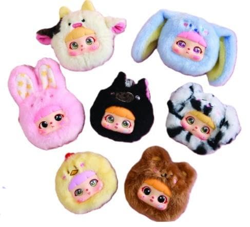 Pluszowy brelok Make-up Mirror Blind Box 8 wzorów kawaii