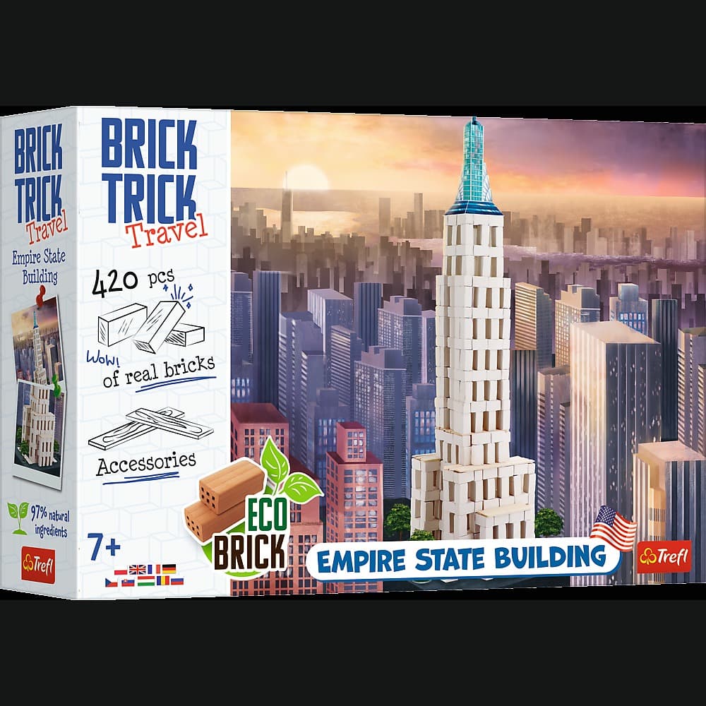 Brick Trick Travel Empire State Building - zestaw konstrukcyjny z cegieł