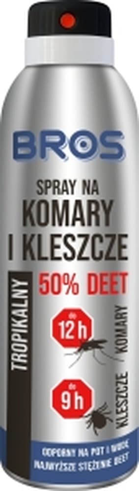 Bros Komar i Kleszcz Spray Tropikalny 180 ml