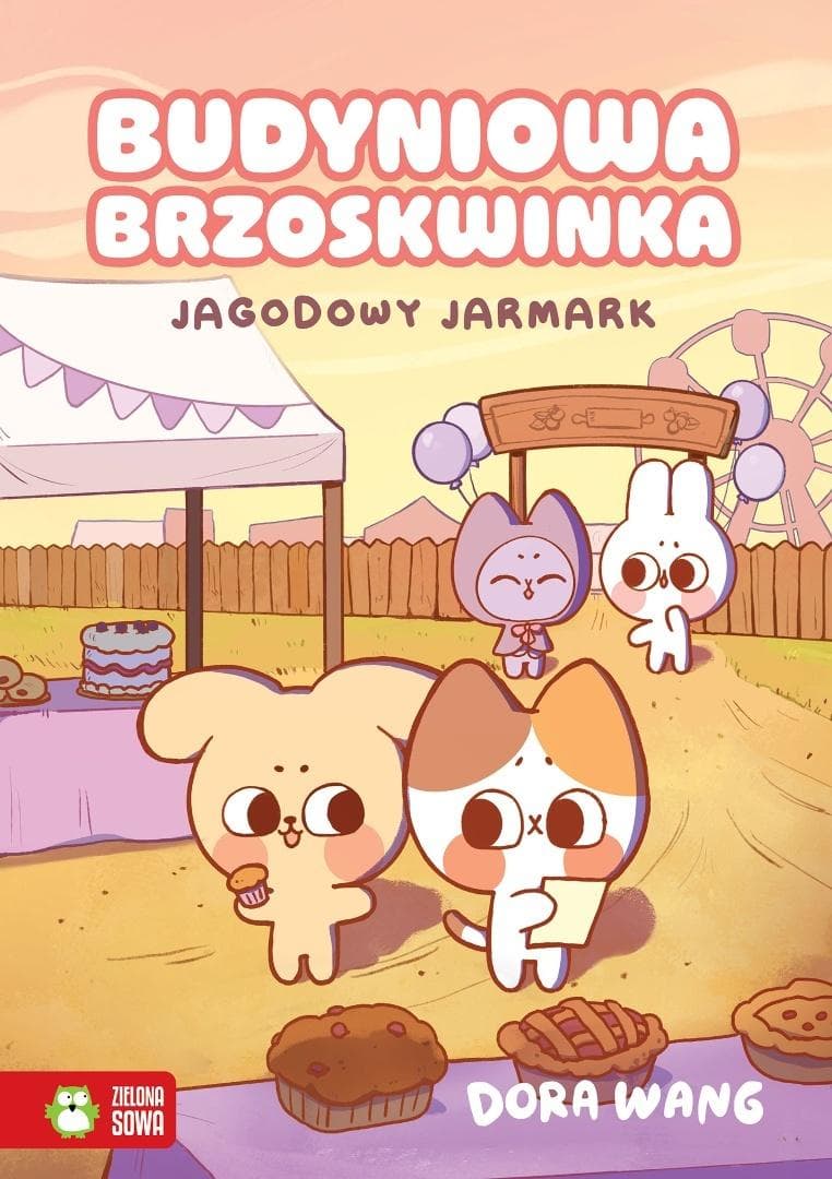 Budyniowa Brzoskwinka. Jagodowy jarmark - kolorowa powieść graficzna Dora Wang 80 stron