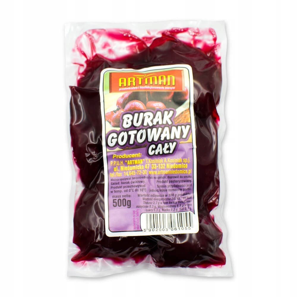 BURAK CAŁY GOTOWANY POLSKA 500G WITAMINA