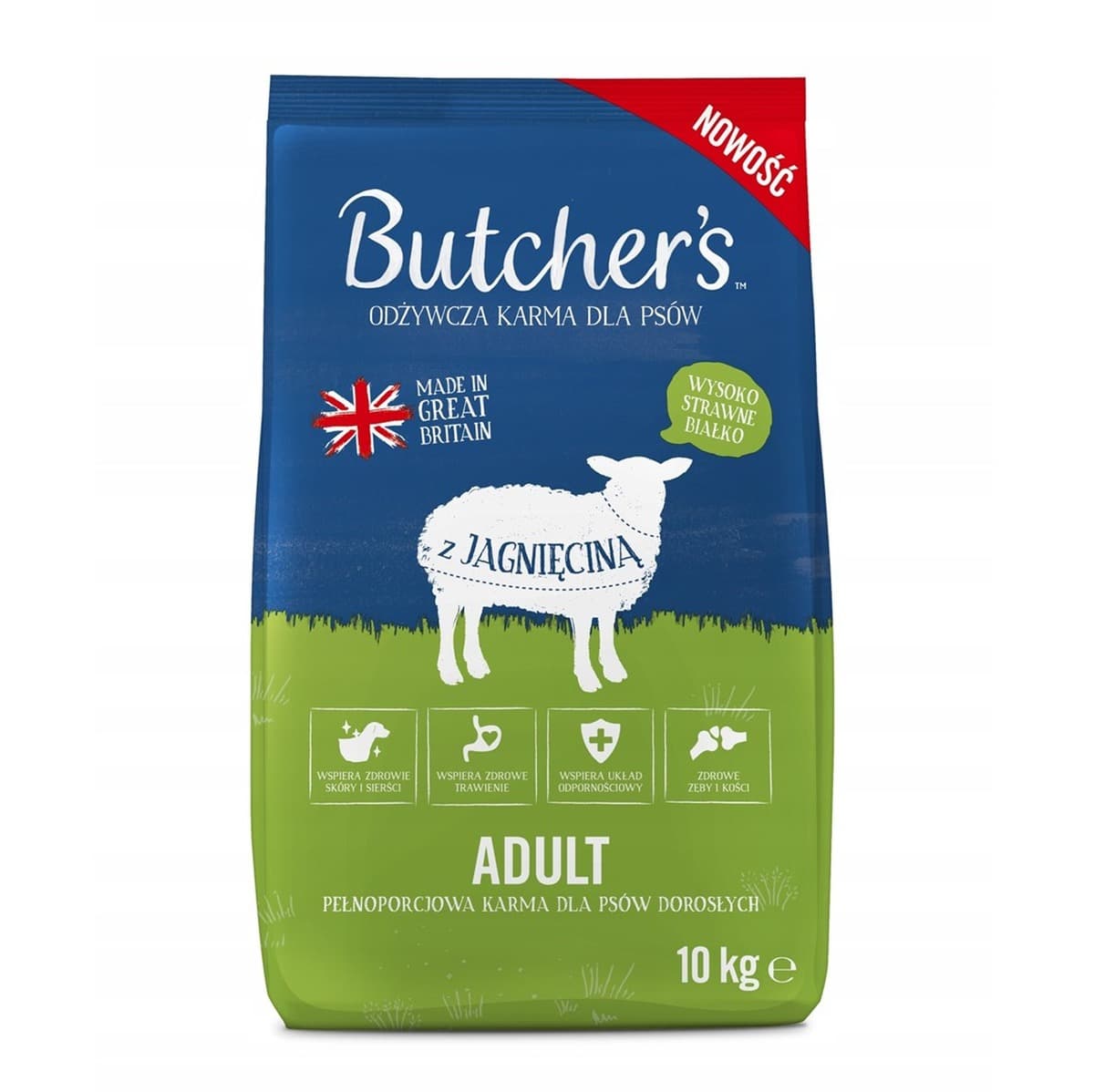 Butcher's Original jagnięcina karma dla psa 10 kg