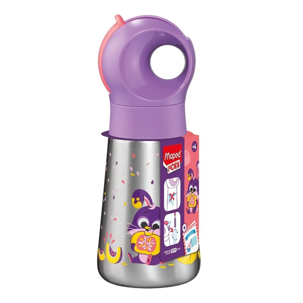 Butelka Picnik Miniz Króliczek stalowa 350 ml