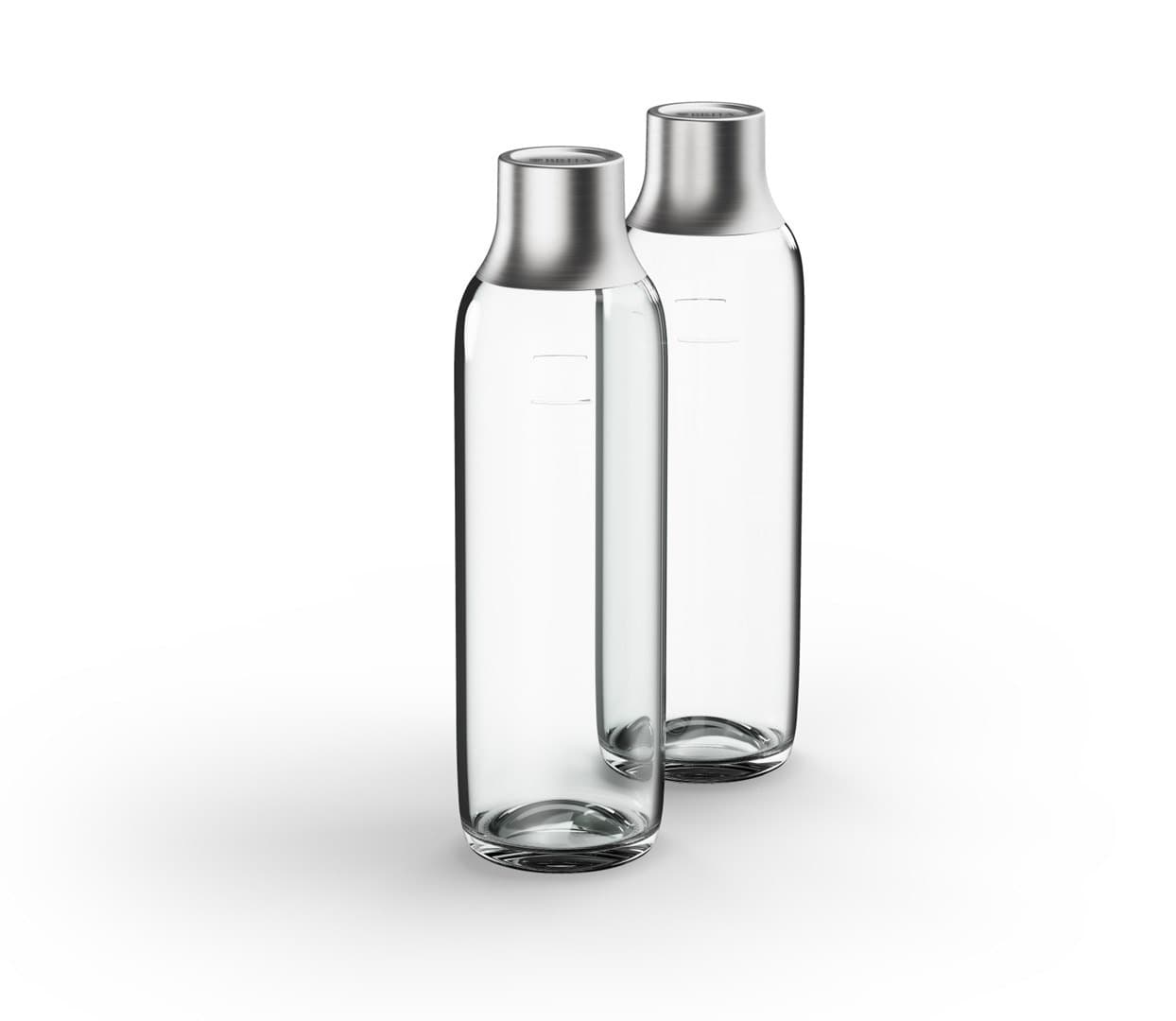 Butelka do saturatora Brita sodaTRIO szklana 2 sztuki 1 l