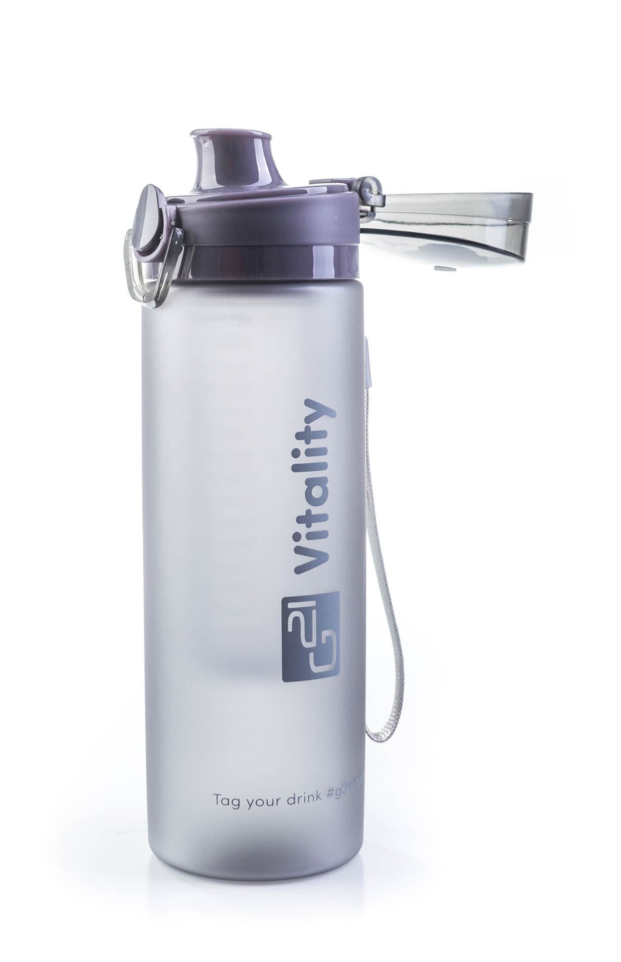 Butelka G21 na smoothie/sok, 600 ml, szary mat