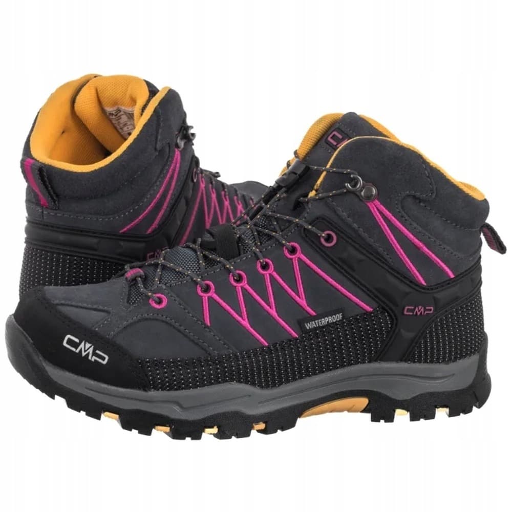 Buty dziecięce CMP Kids Rigel Mid Trekking Shoe WP - cemento/alluminio
