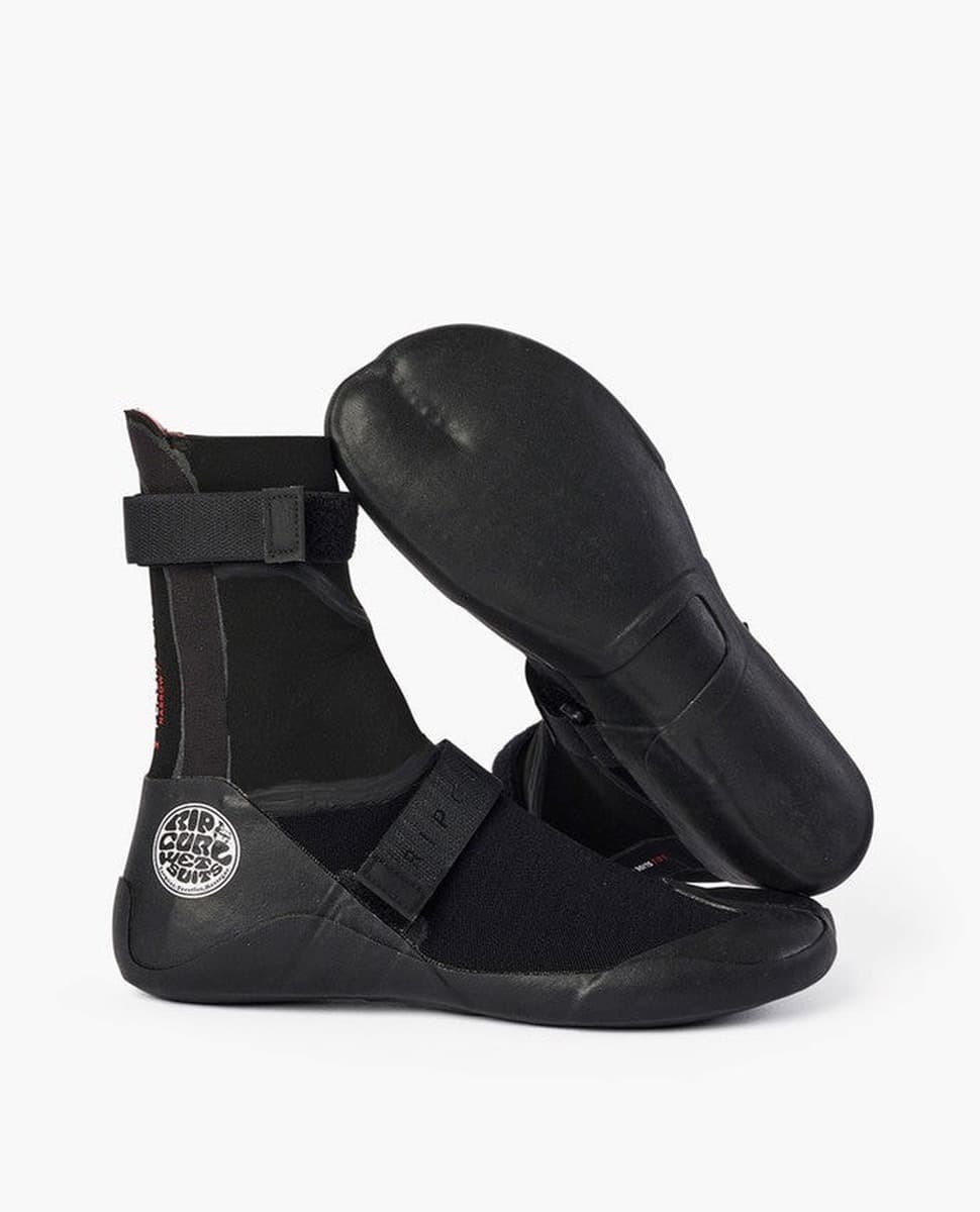 Buty neoprenowe RIP CURL Fbomb 7mm Round Toe czarne - Rozmiar 8