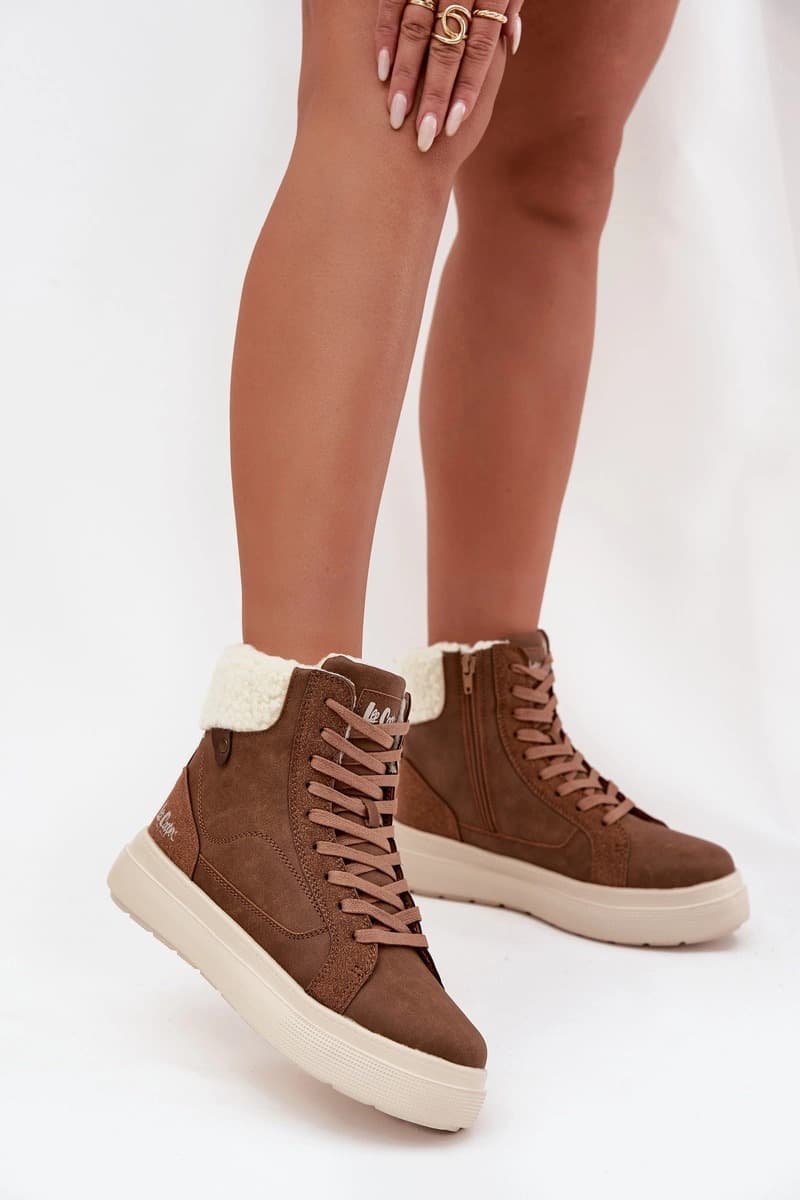 Buty skórzane męskie D.LCJ25013735 brązowe rozmiar 41