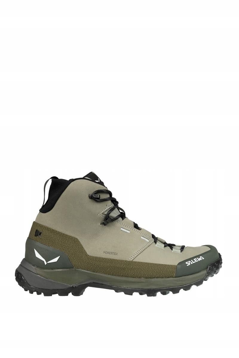 Buty skórzane SALEWA Puez Leather Mid PTX Women Quicksand-Onyx UK 7 (40,5)